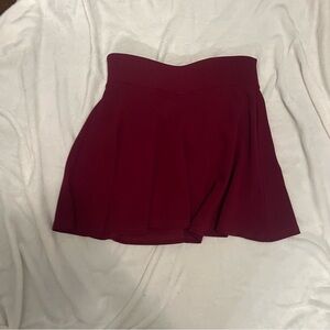 SHEIN Deep Red Skirt